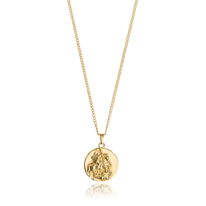 St george hot sale pendant gold